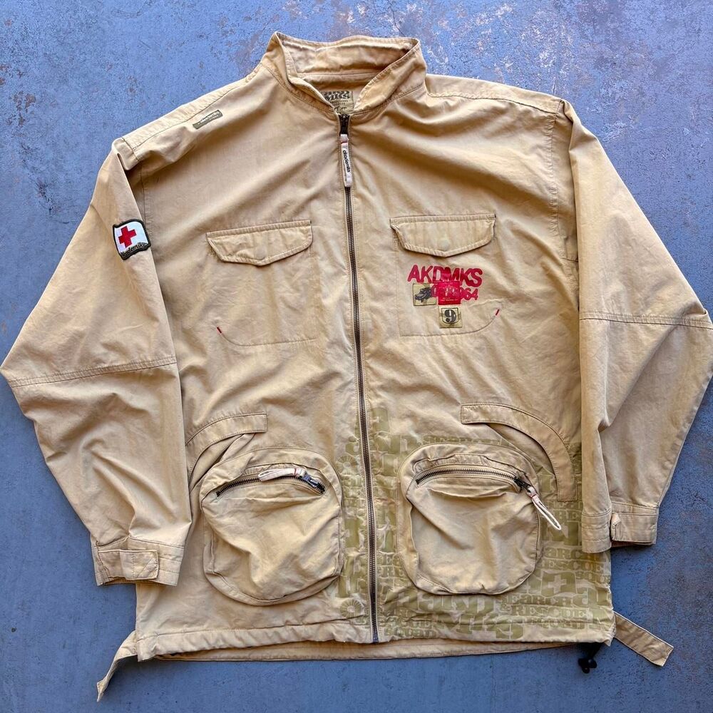 Vintage Akademiks  Full Zip Utility Work Jacket